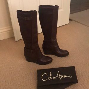 Cole Haan wedge boots